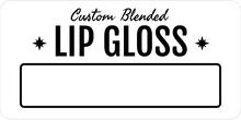 Lip Gloss Clear Label Design