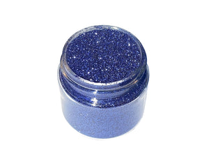 Violet Blue Biodegradable Glitter Open Jar