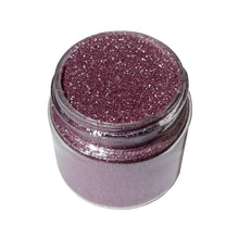 Wildflower Pink Biodegradable Plastic-Free Glitter Top Down View of Glitter in Jar