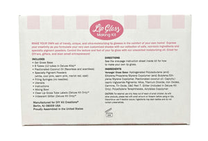 DIY Lip Gloss Kit Box back