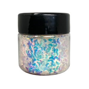 3/4 oz Jar of Enchanted Moon-Shaped Biodegradable Glitter