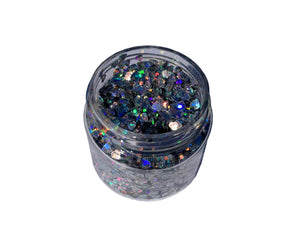 Prism Hearts Biodegradable Glitter Open Jar