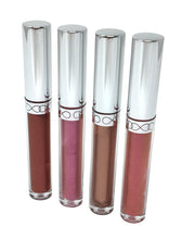Various examples of Deluxe DIY Lip Gloss Making Kit final lip gloss product