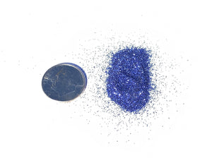 Violet Blue Biodegradable Glitter Size