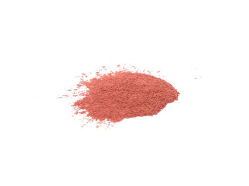 Warm Pink mica pigment powder close up